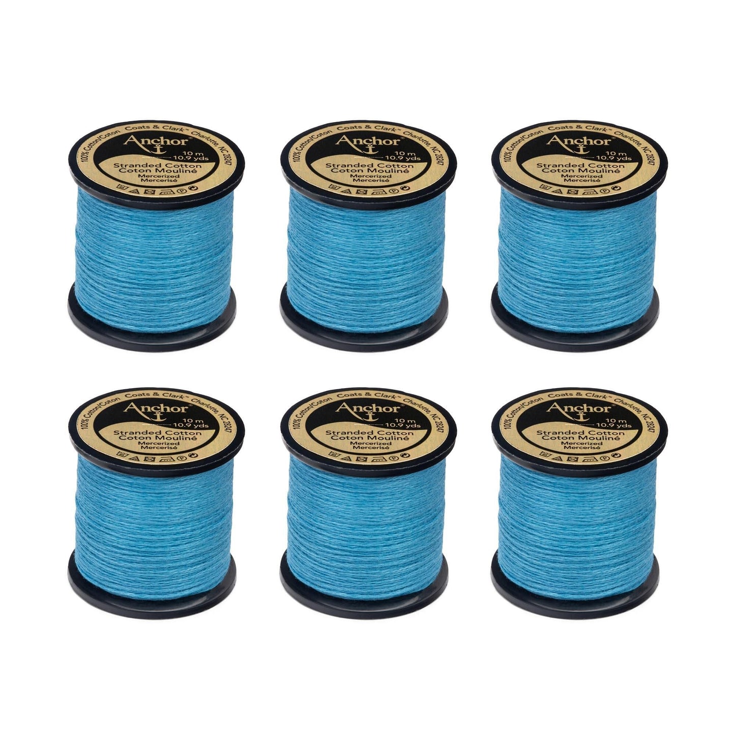 Anchor Spooled Floss 10 Meters (6 Pack) - Clearance shades