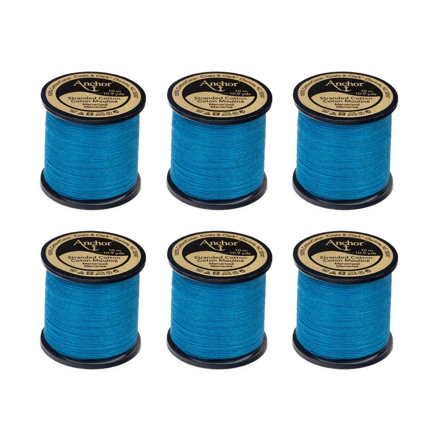 Anchor Spooled Floss 10 Meters (6 Pack) - Clearance shades