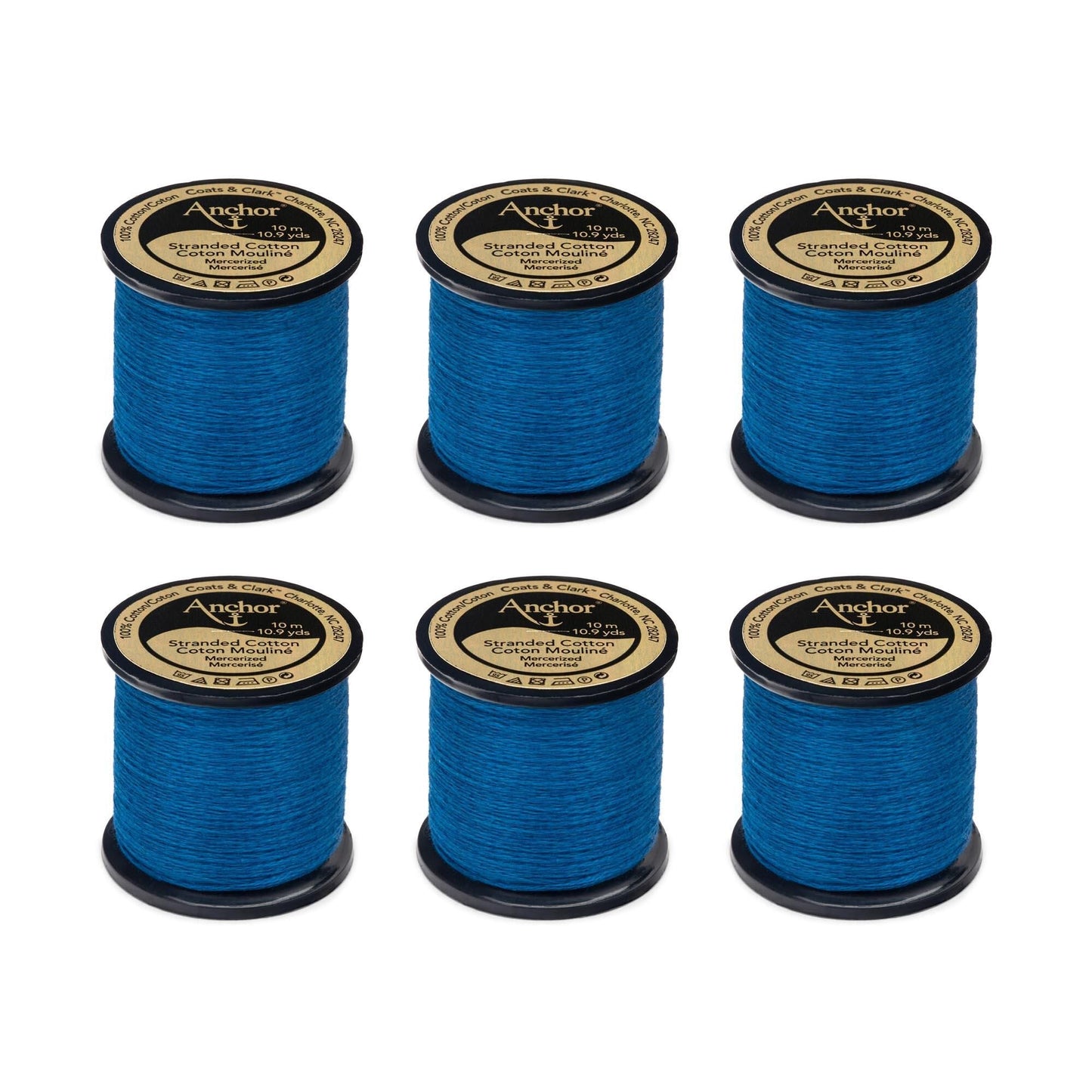 Anchor Spooled Floss 10 Meters (6 Pack) - Clearance shades