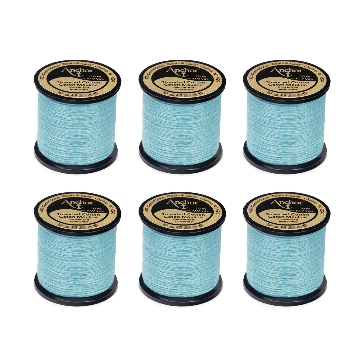 Anchor Spooled Floss 10 Meters (6 Pack) - Clearance shades