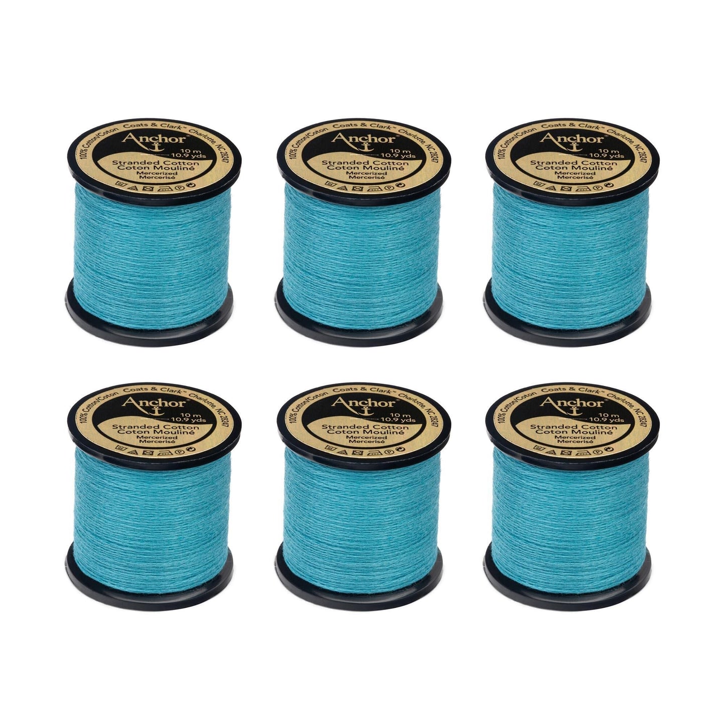 Anchor Spooled Floss 10 Meters (6 Pack) - Clearance shades