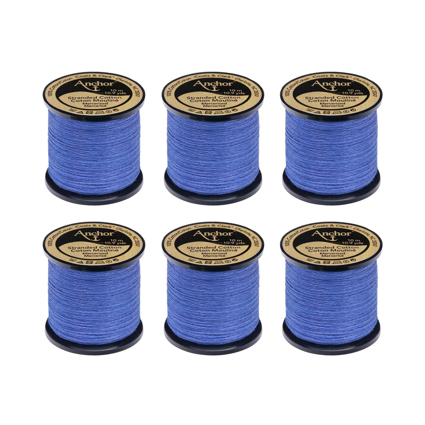 Anchor Spooled Floss 10 Meters (6 Pack) - Clearance shades