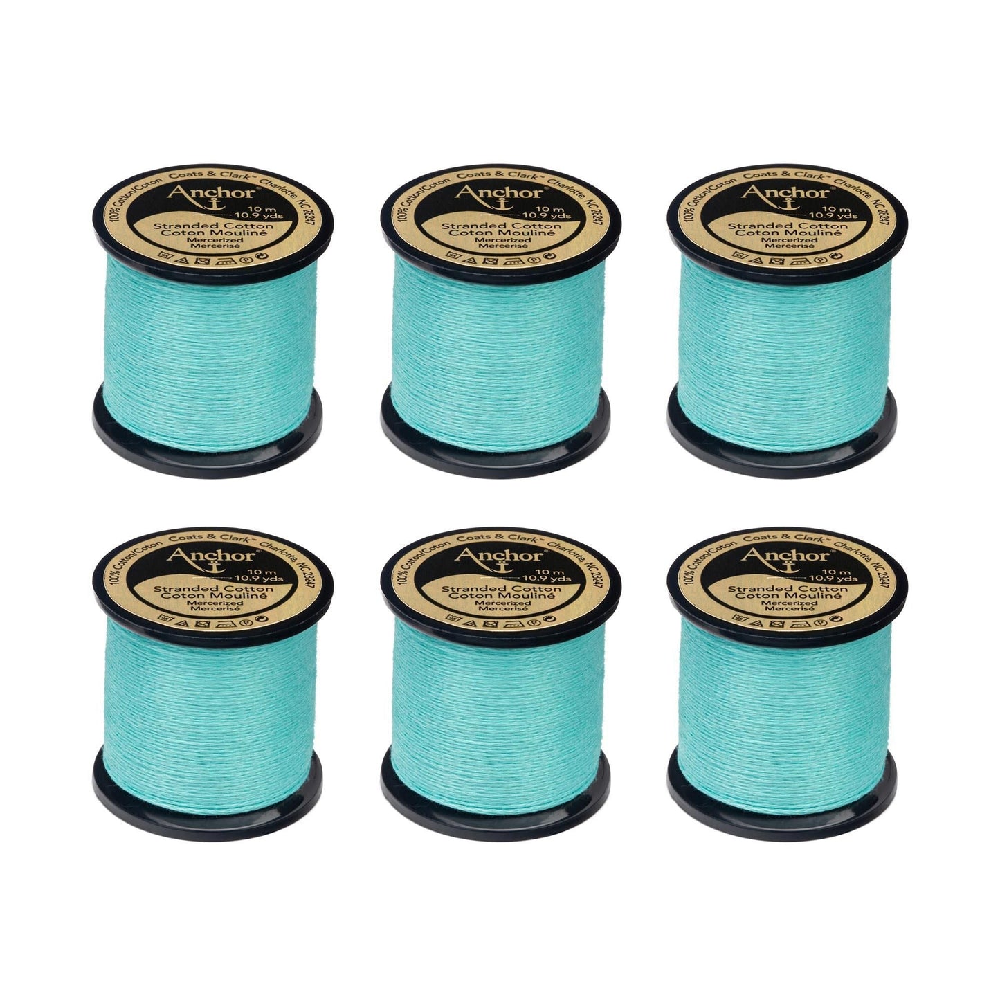 Anchor Spooled Floss 10 Meters (6 Pack) - Clearance shades