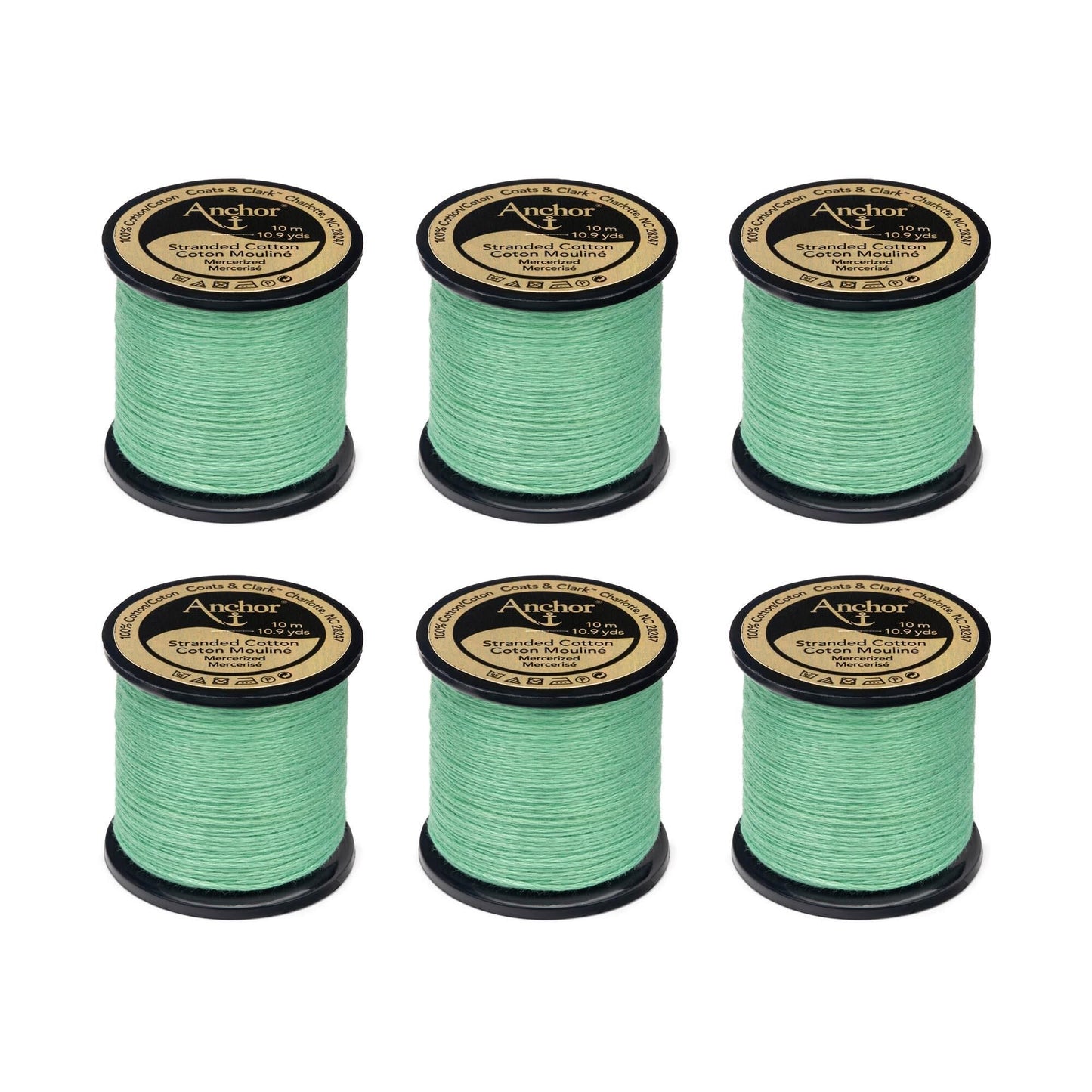 Anchor Spooled Floss 10 Meters (6 Pack) - Clearance shades