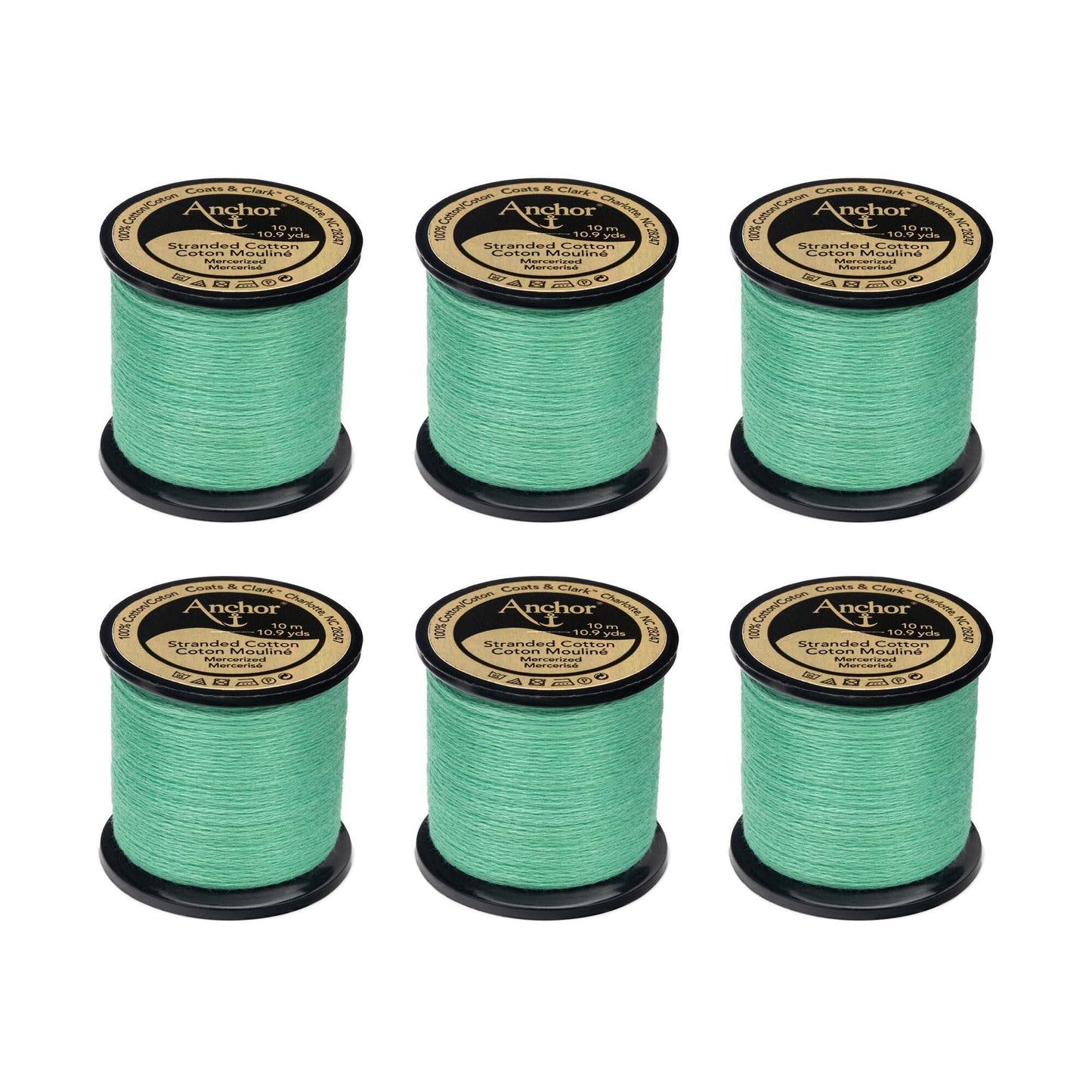 Anchor Spooled Floss 10 Meters (6 Pack) - Clearance shades