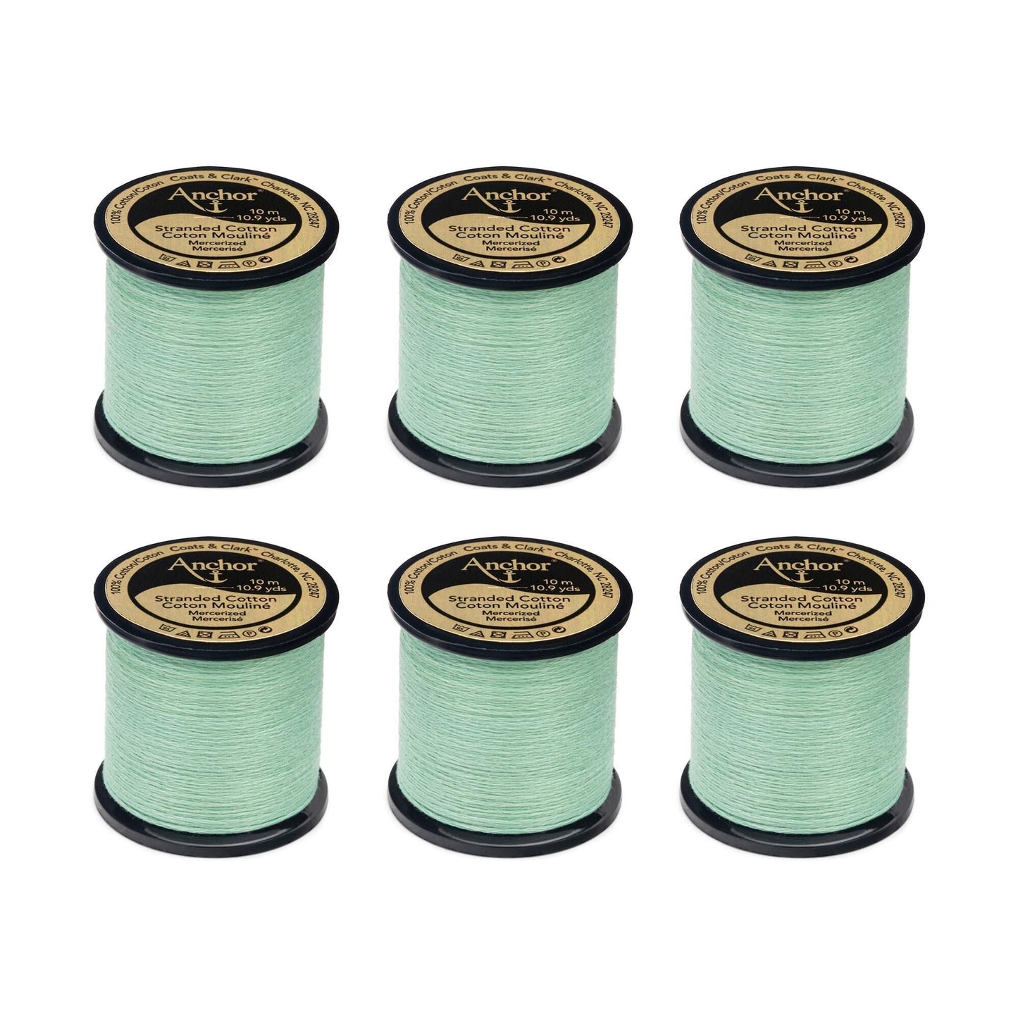 Anchor Spooled Floss 10 Meters (6 Pack) - Clearance shades