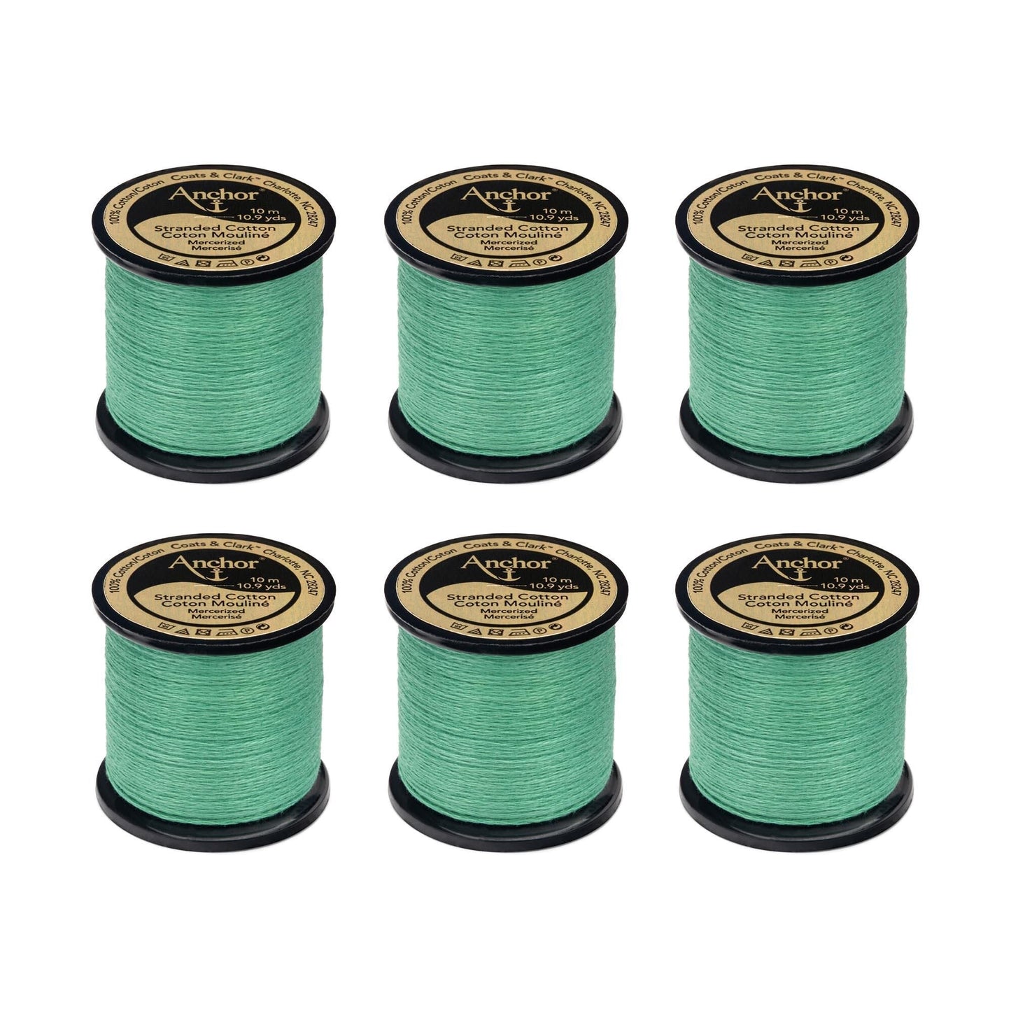 Anchor Spooled Floss 10 Meters (6 Pack) - Clearance shades