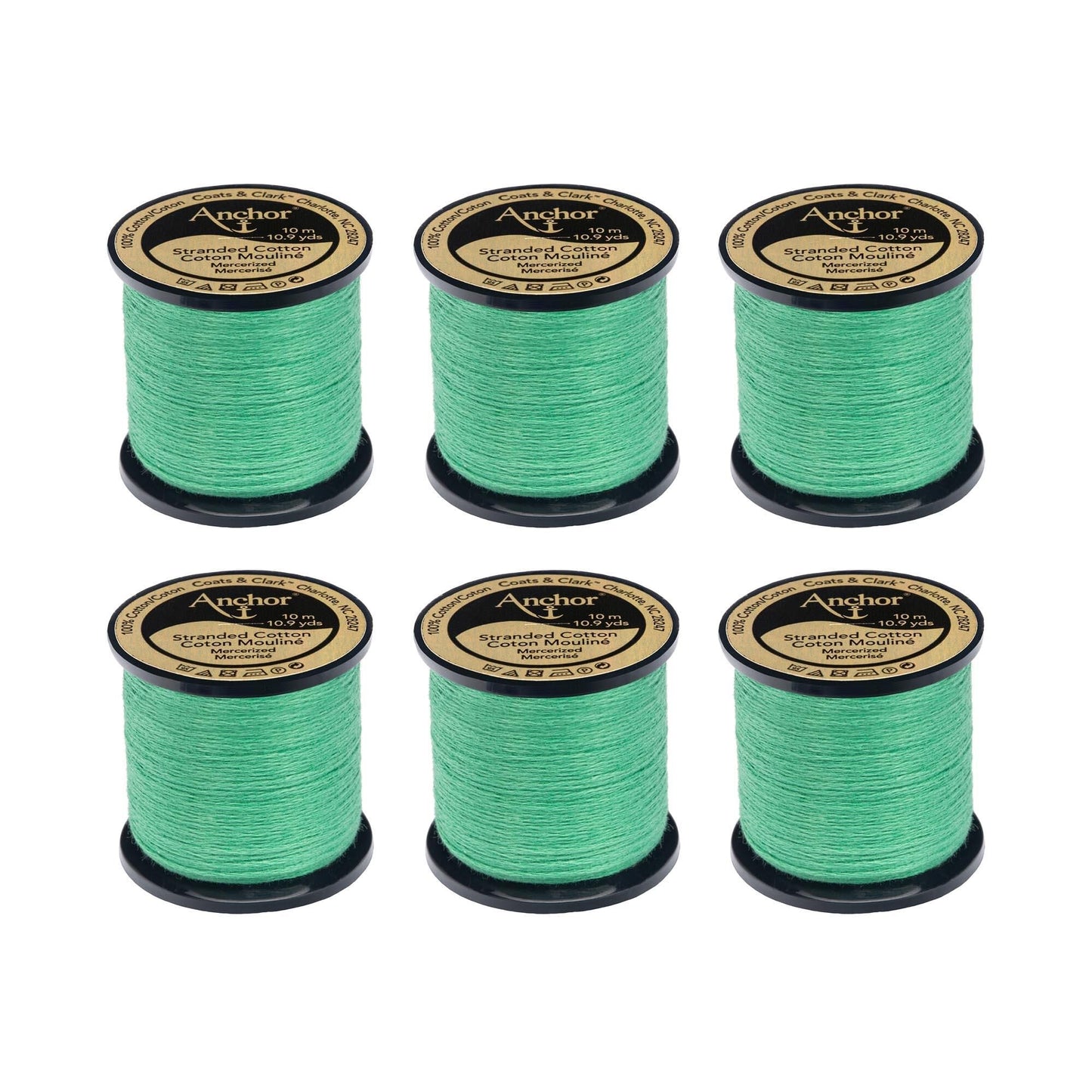 Anchor Spooled Floss 10 Meters (6 Pack) - Clearance shades
