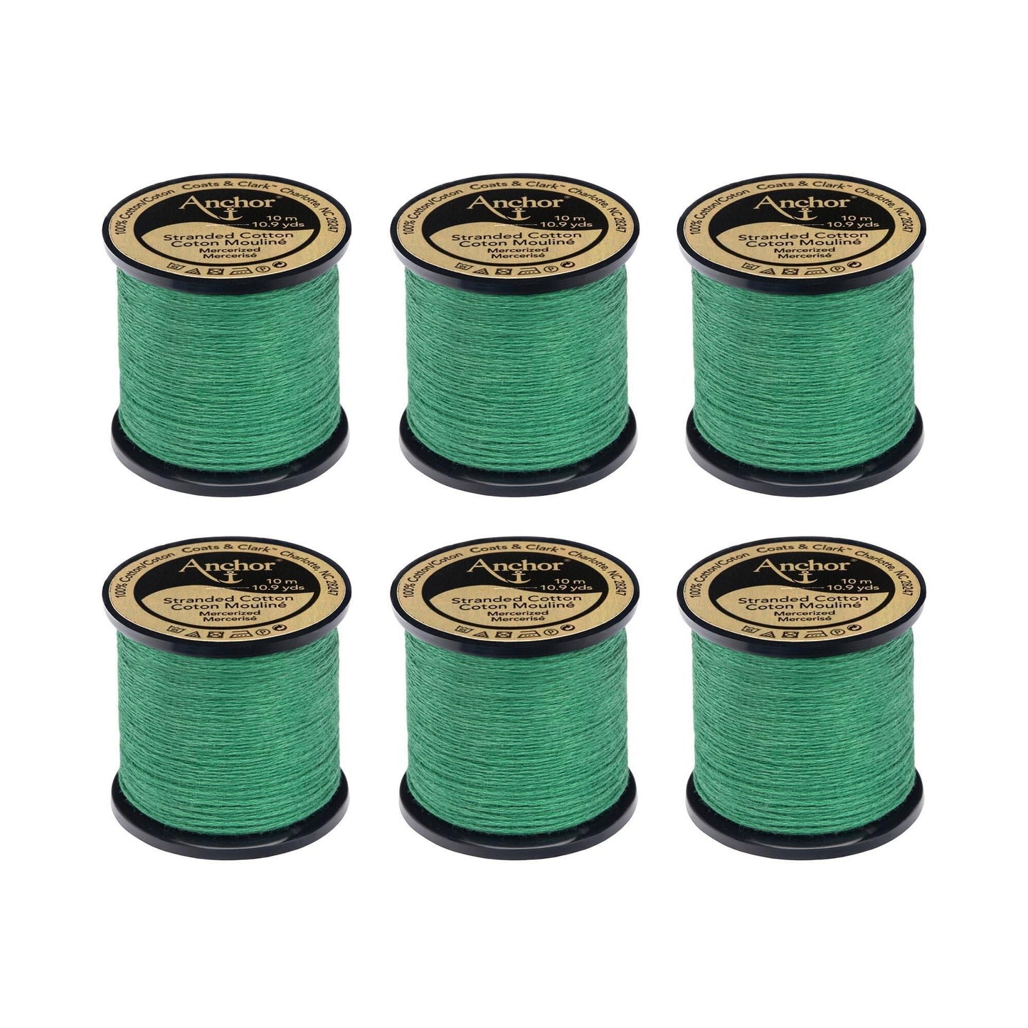 Anchor Spooled Floss 10 Meters (6 Pack) - Clearance shades