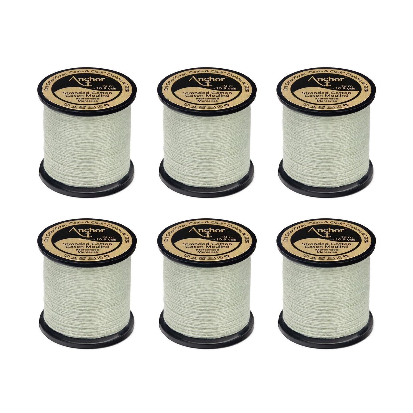 Anchor Spooled Floss 10 Meters (6 Pack) - Clearance shades