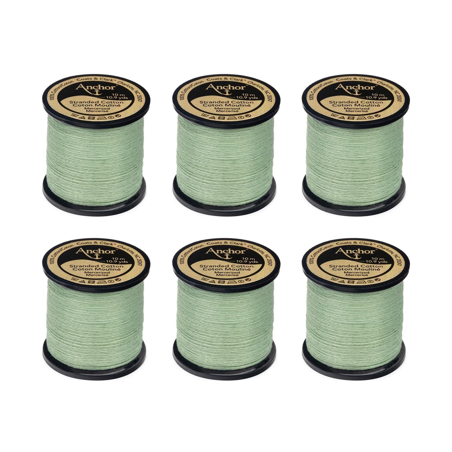 Anchor Spooled Floss 10 Meters (6 Pack) - Clearance shades