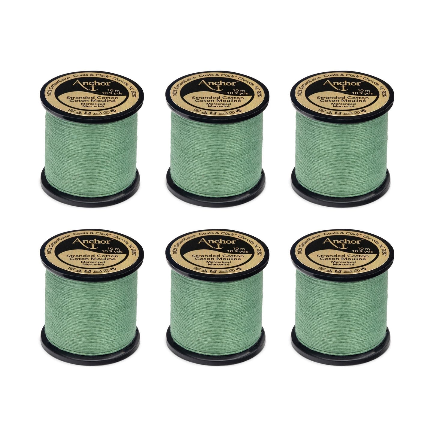 Anchor Spooled Floss 10 Meters (6 Pack) - Clearance shades