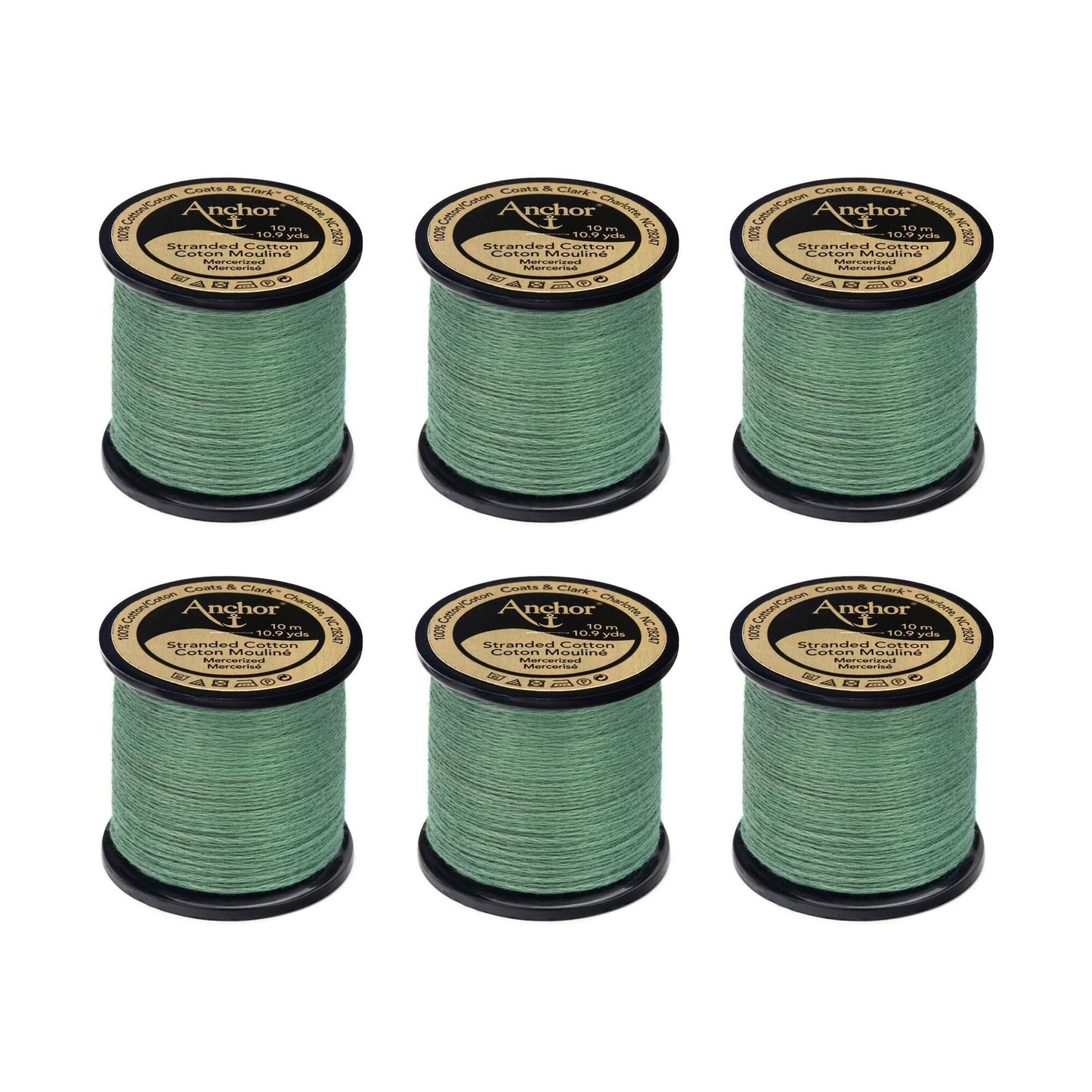 Anchor Spooled Floss 10 Meters (6 Pack) - Clearance shades