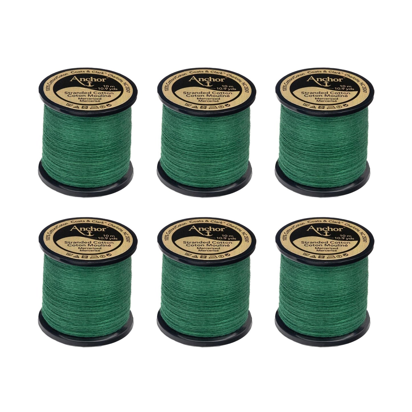 Anchor Spooled Floss 10 Meters (6 Pack) - Clearance shades