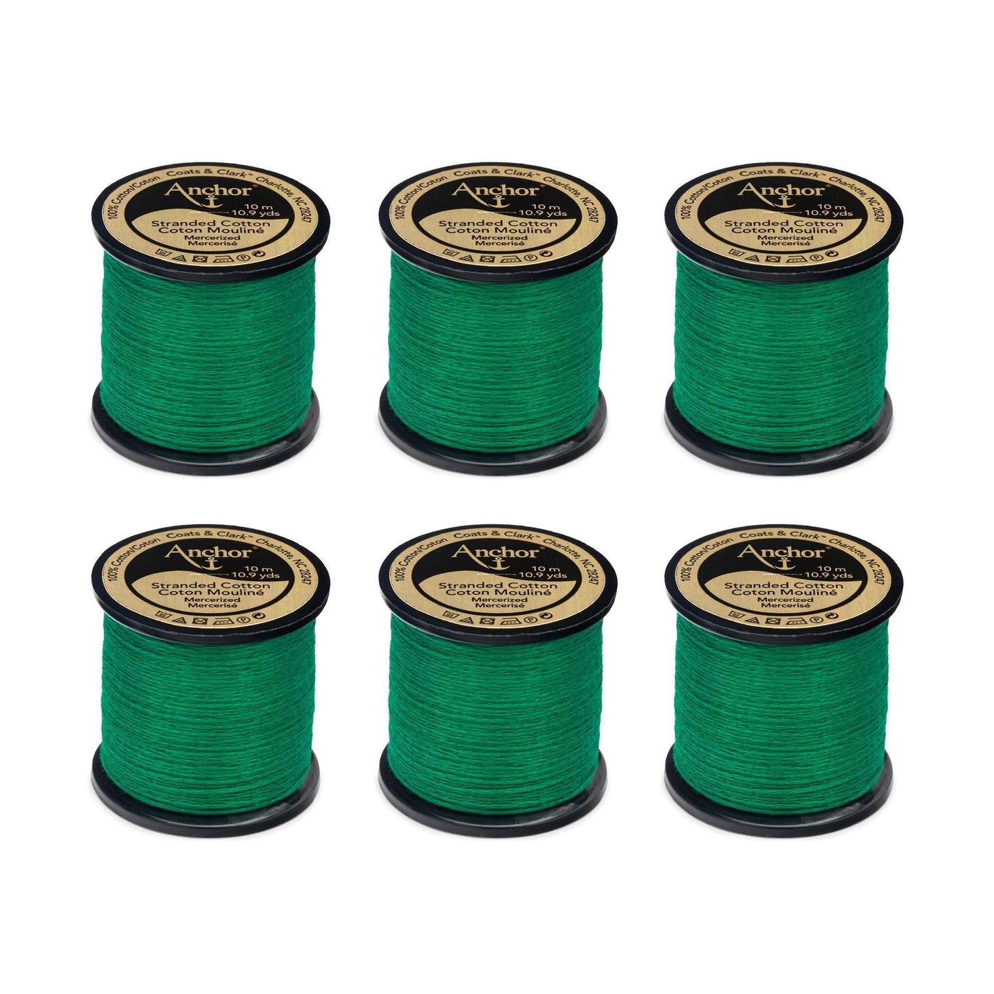 Anchor Spooled Floss 10 Meters (6 Pack) - Clearance shades