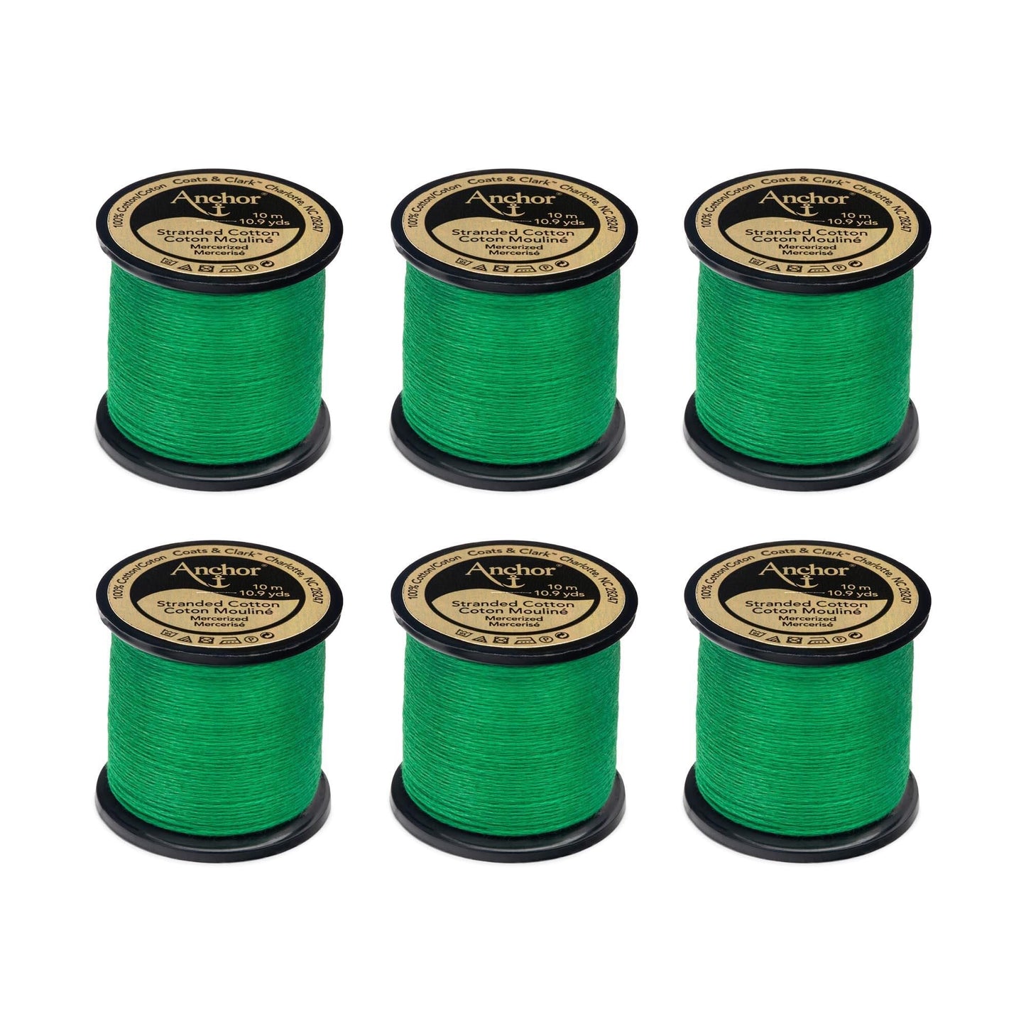 Anchor Spooled Floss 10 Meters (6 Pack) - Clearance shades