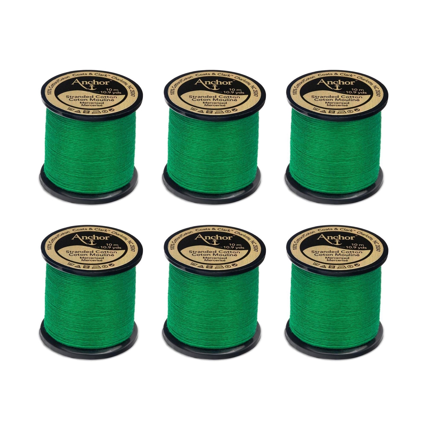 Anchor Spooled Floss 10 Meters (6 Pack) - Clearance shades