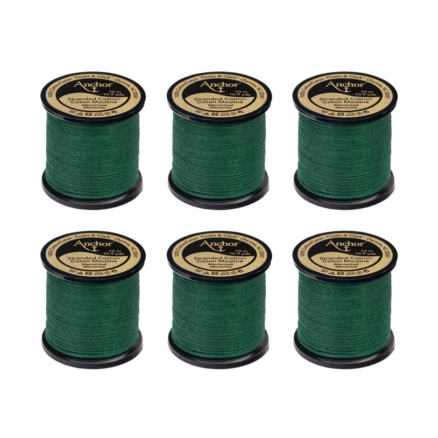 Anchor Spooled Floss 10 Meters (6 Pack) - Clearance shades