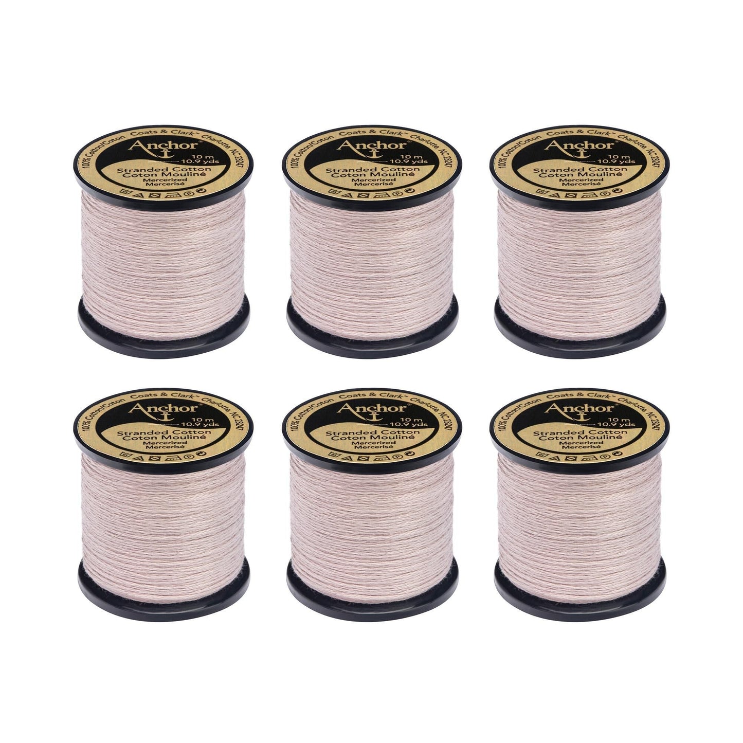 Anchor Spooled Floss 10 Meters (6 Pack) - Clearance shades