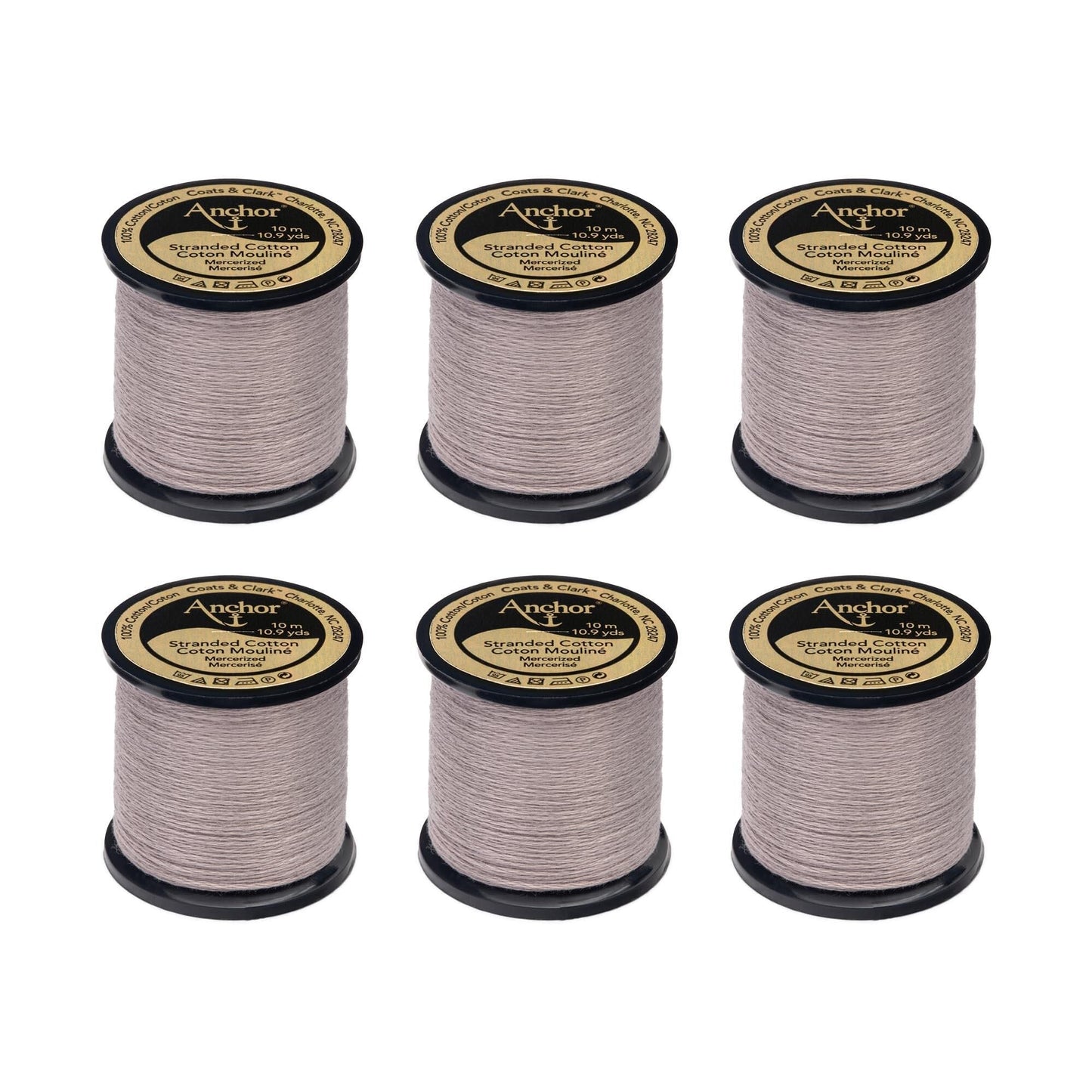 Anchor Spooled Floss 10 Meters (6 Pack) - Clearance shades