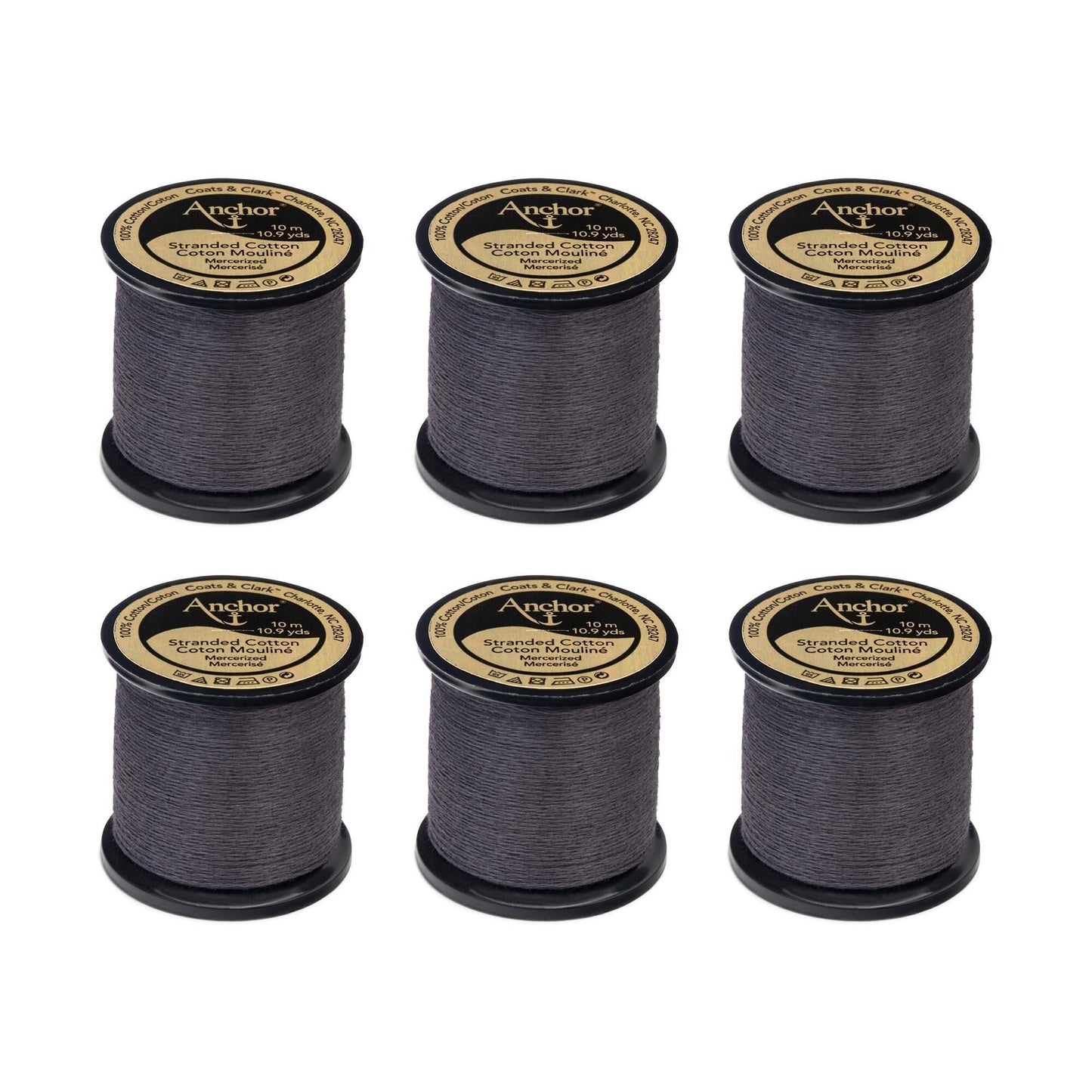 Anchor Spooled Floss 10 Meters (6 Pack) - Clearance shades