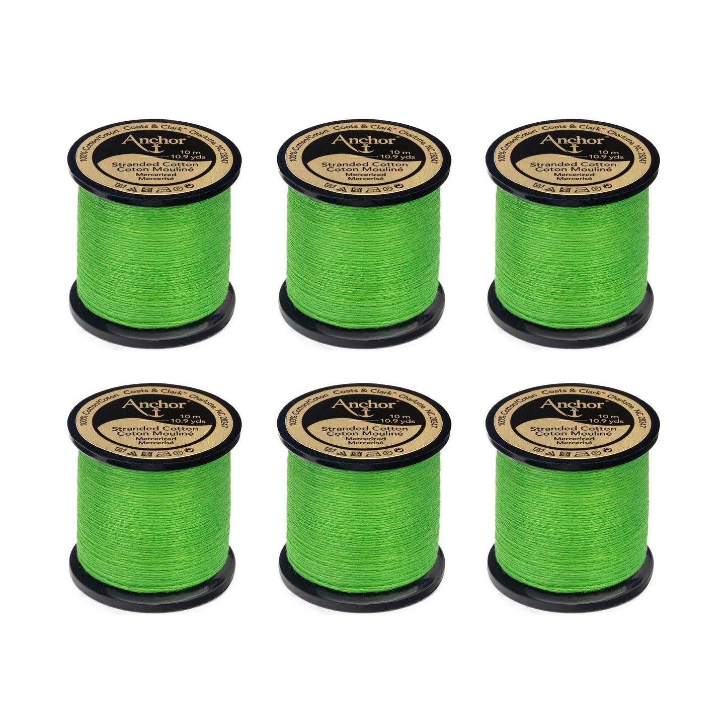 Anchor Spooled Floss 10 Meters (6 Pack) - Clearance shades
