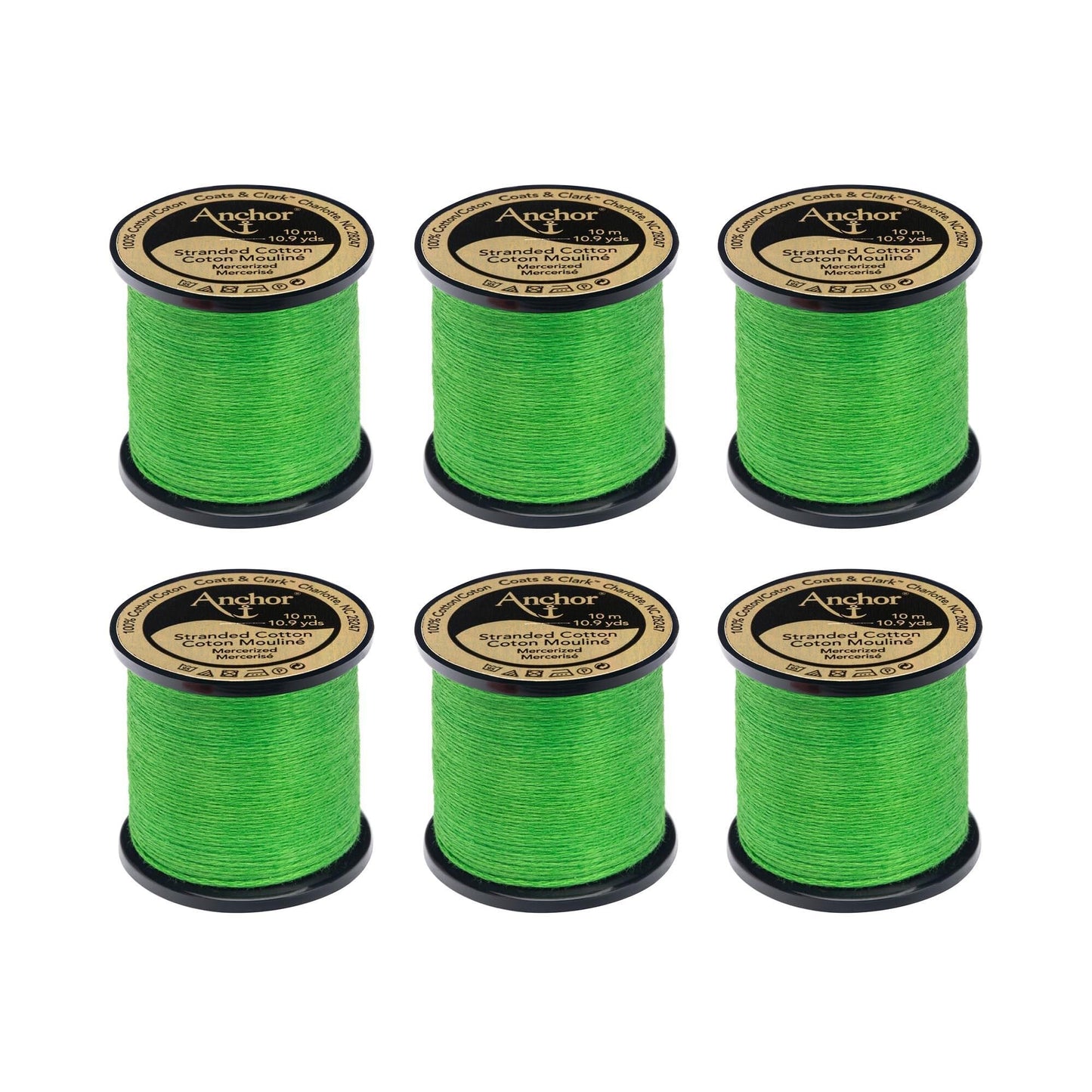 Anchor Spooled Floss 10 Meters (6 Pack) - Clearance shades