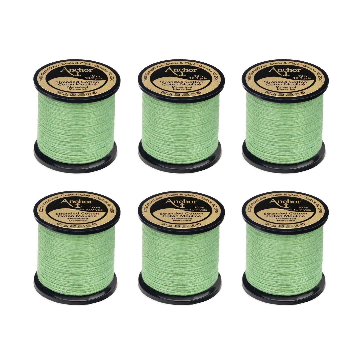Anchor Spooled Floss 10 Meters (6 Pack) - Clearance shades