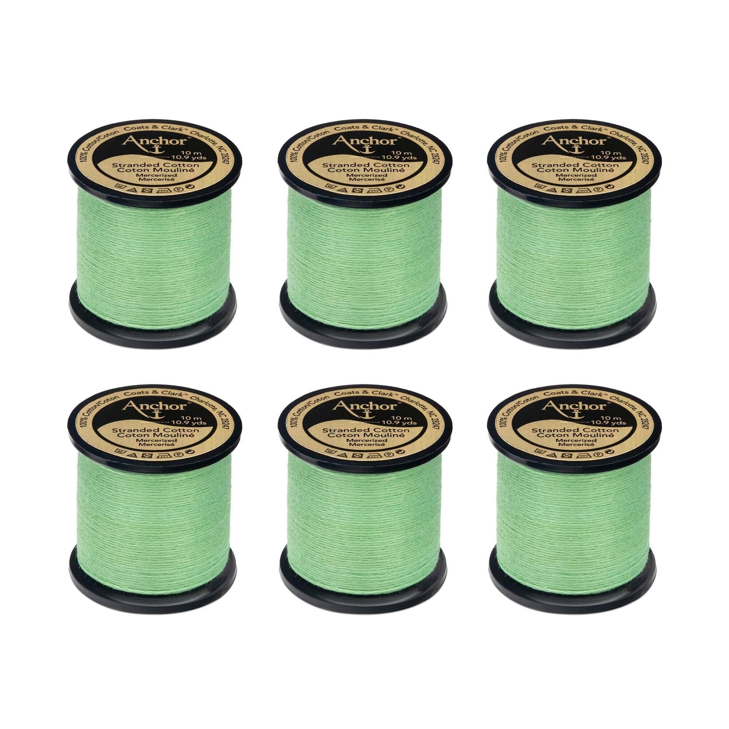 Anchor Spooled Floss 10 Meters (6 Pack) - Clearance shades