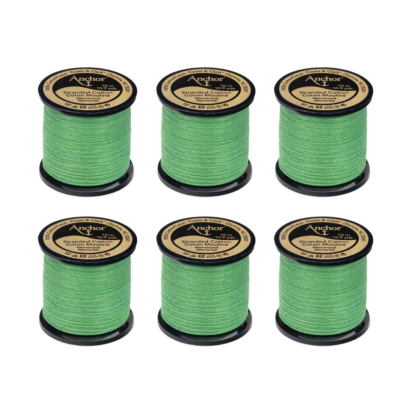 Anchor Spooled Floss 10 Meters (6 Pack) - Clearance shades