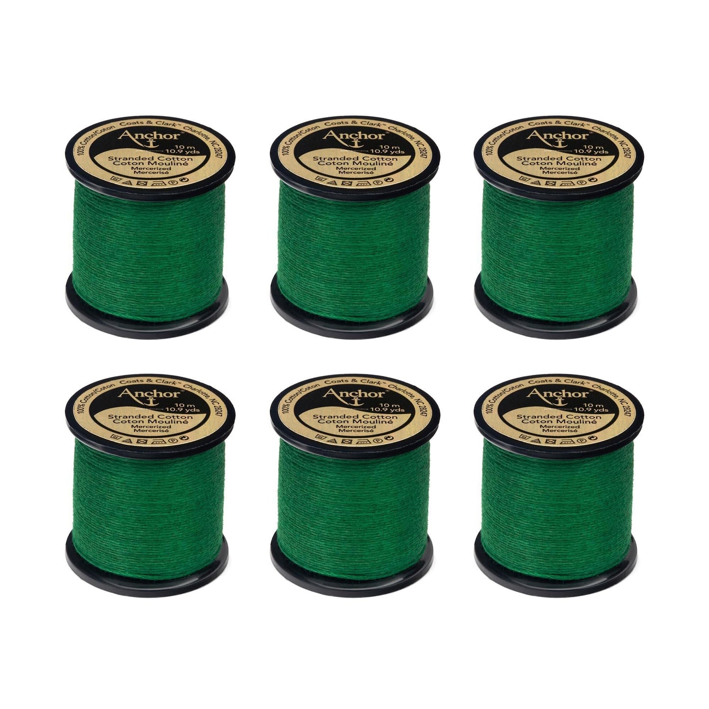 Anchor Spooled Floss 10 Meters (6 Pack) - Clearance shades