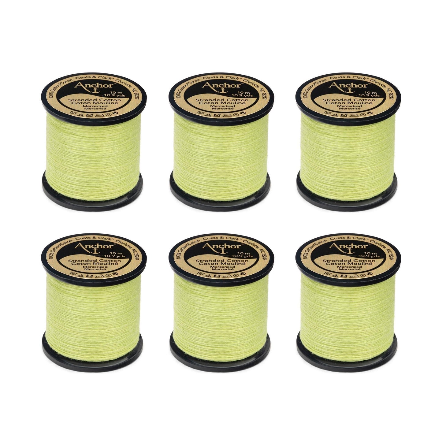 Anchor Spooled Floss 10 Meters (6 Pack) - Clearance shades