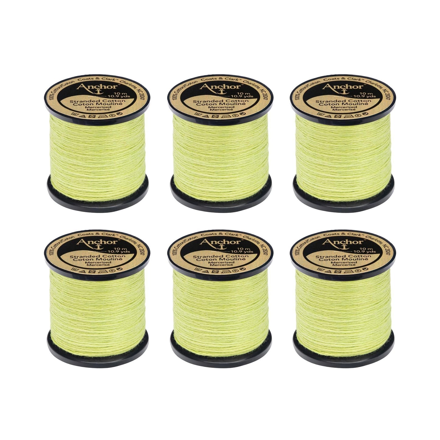 Anchor Spooled Floss 10 Meters (6 Pack) - Clearance shades