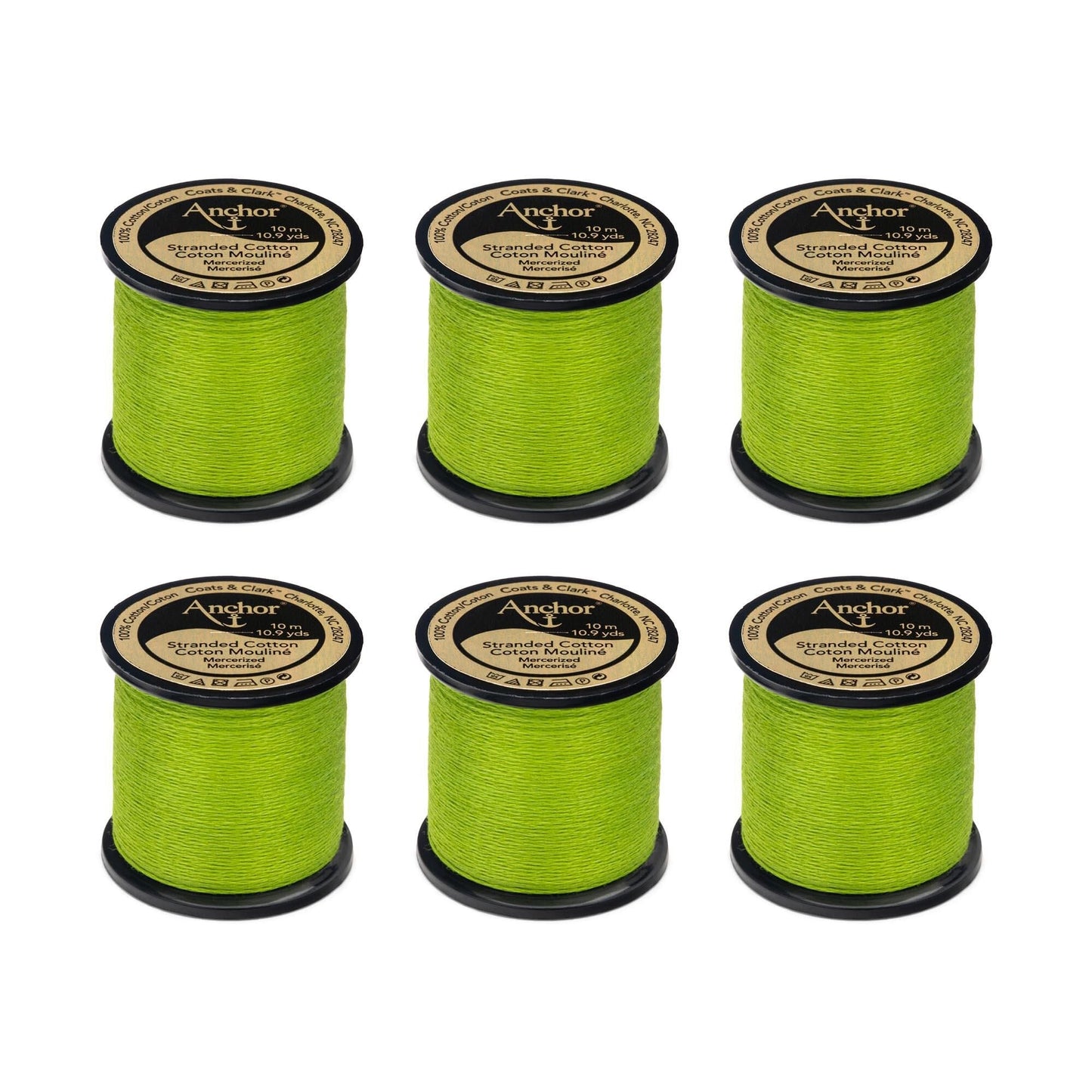 Anchor Spooled Floss 10 Meters (6 Pack) - Clearance shades
