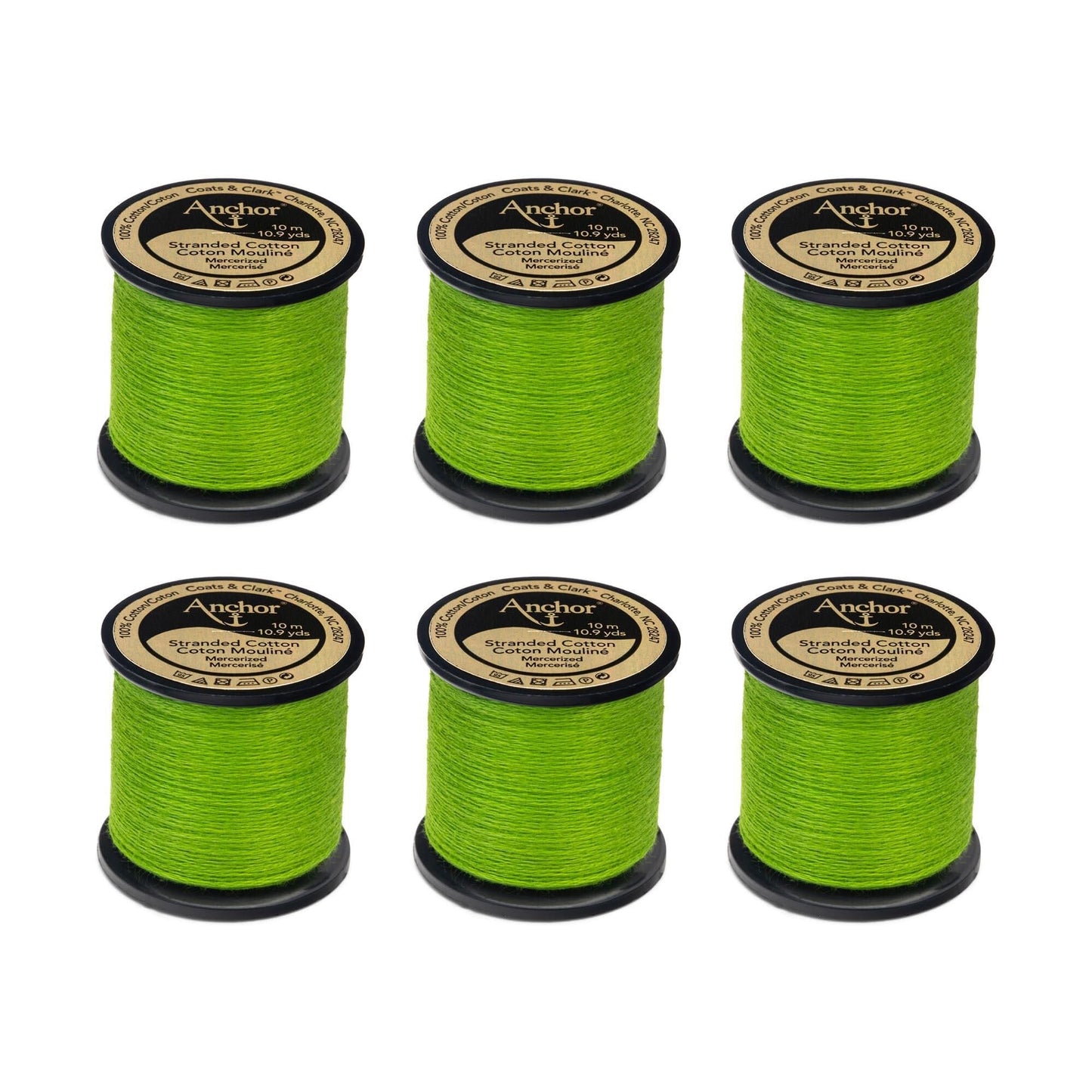 Anchor Spooled Floss 10 Meters (6 Pack) - Clearance shades