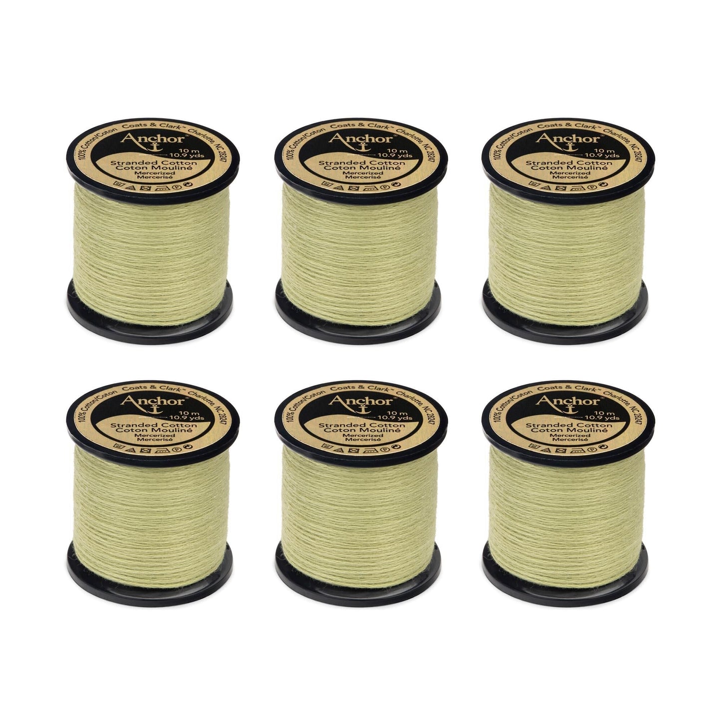 Anchor Spooled Floss 10 Meters (6 Pack) - Clearance shades