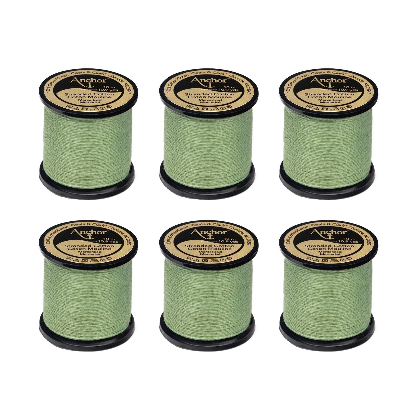 Anchor Spooled Floss 10 Meters (6 Pack) - Clearance shades