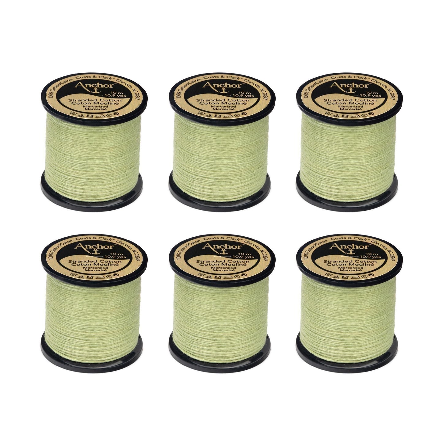 Anchor Spooled Floss 10 Meters (6 Pack) - Clearance shades