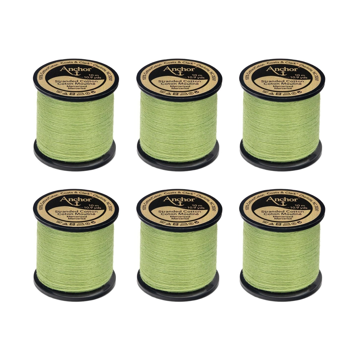 Anchor Spooled Floss 10 Meters (6 Pack) - Clearance shades