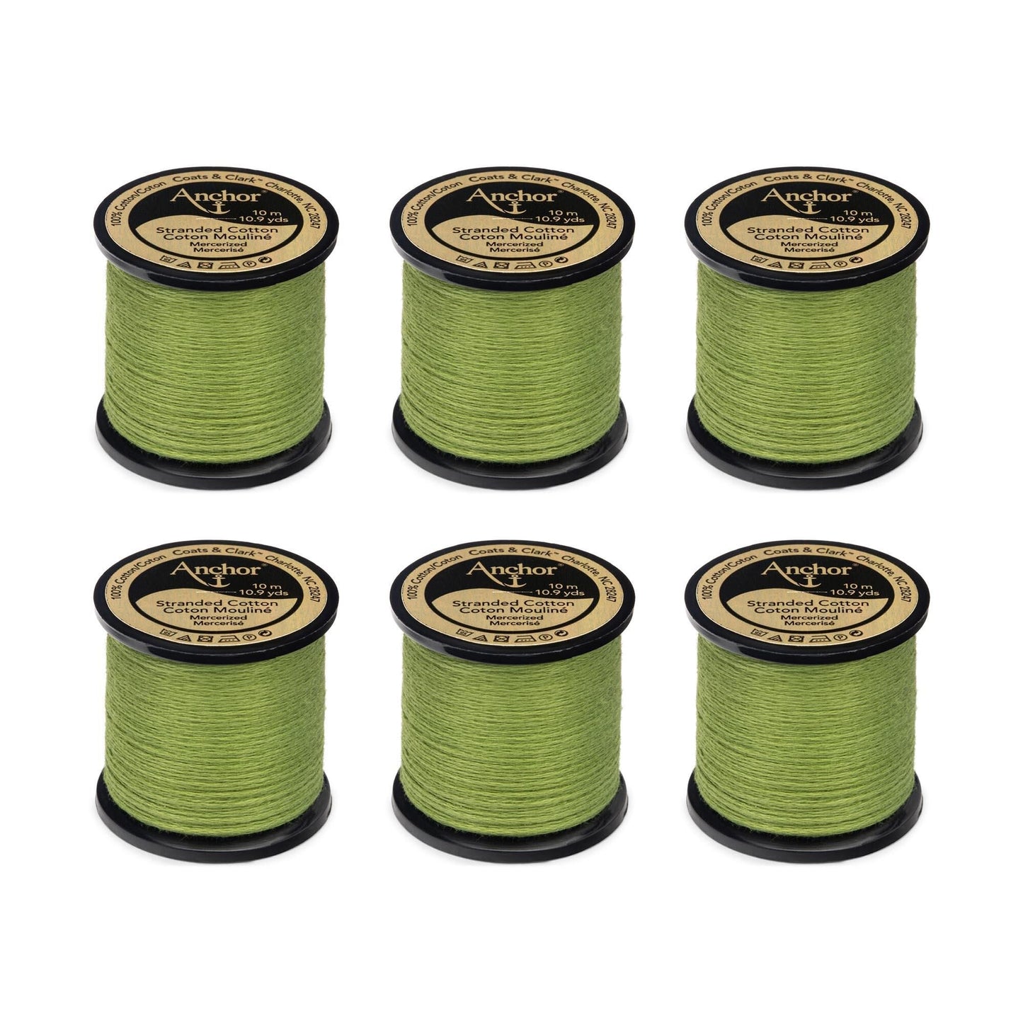 Anchor Spooled Floss 10 Meters (6 Pack) - Clearance shades