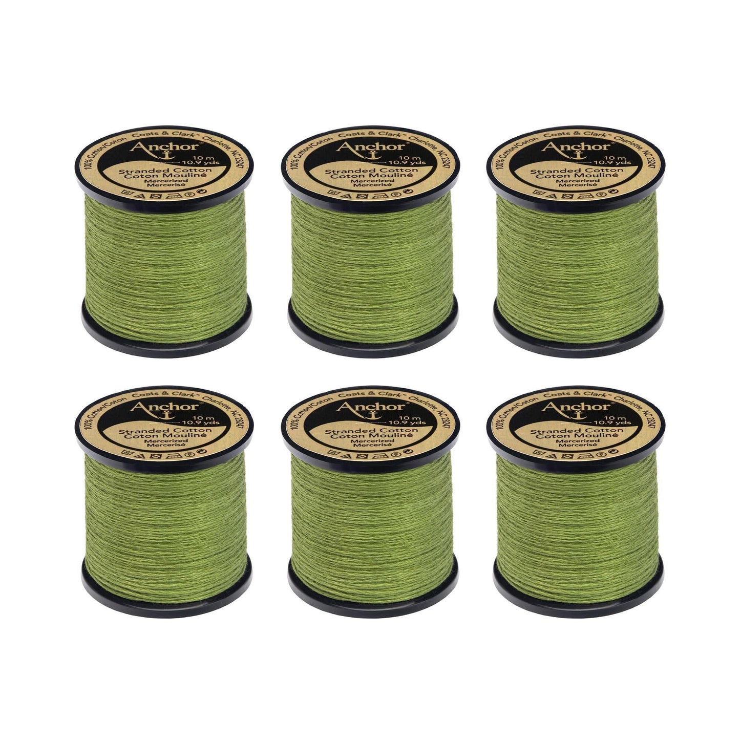 Anchor Spooled Floss 10 Meters (6 Pack) - Clearance shades