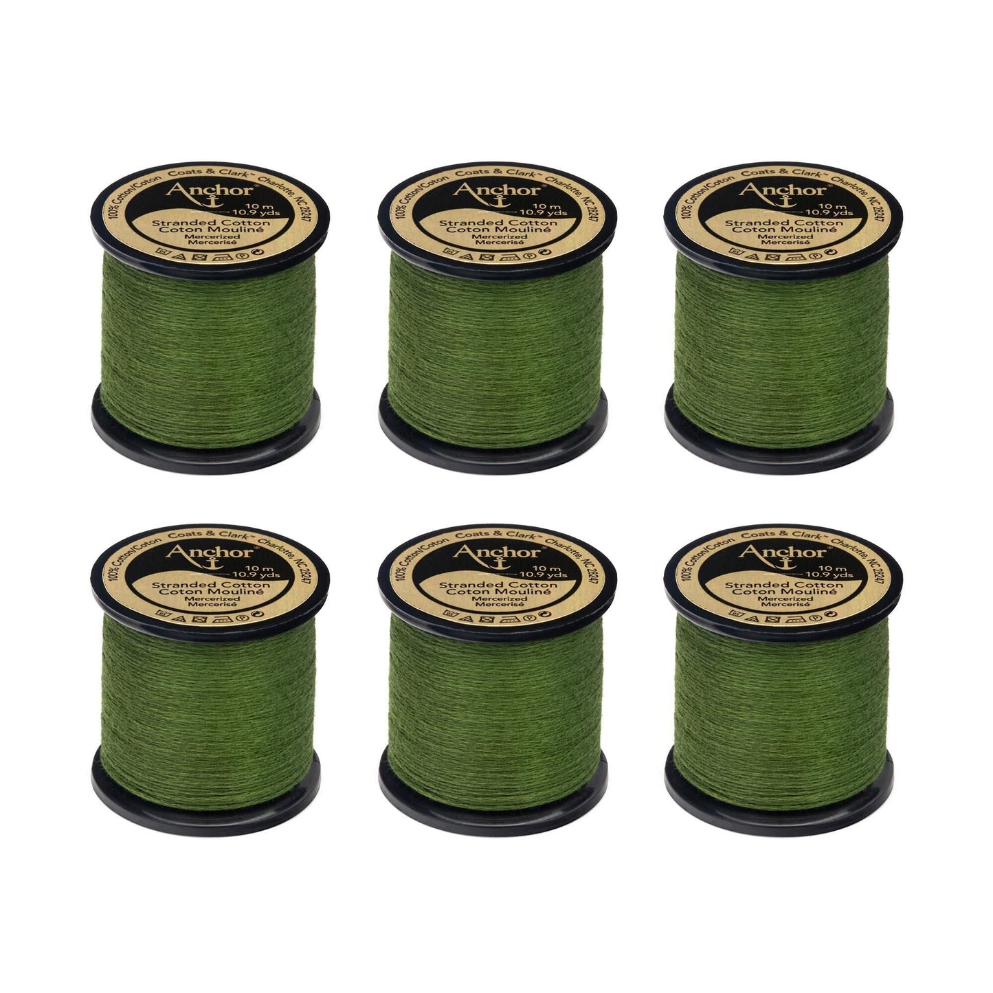 Anchor Spooled Floss 10 Meters (6 Pack) - Clearance shades
