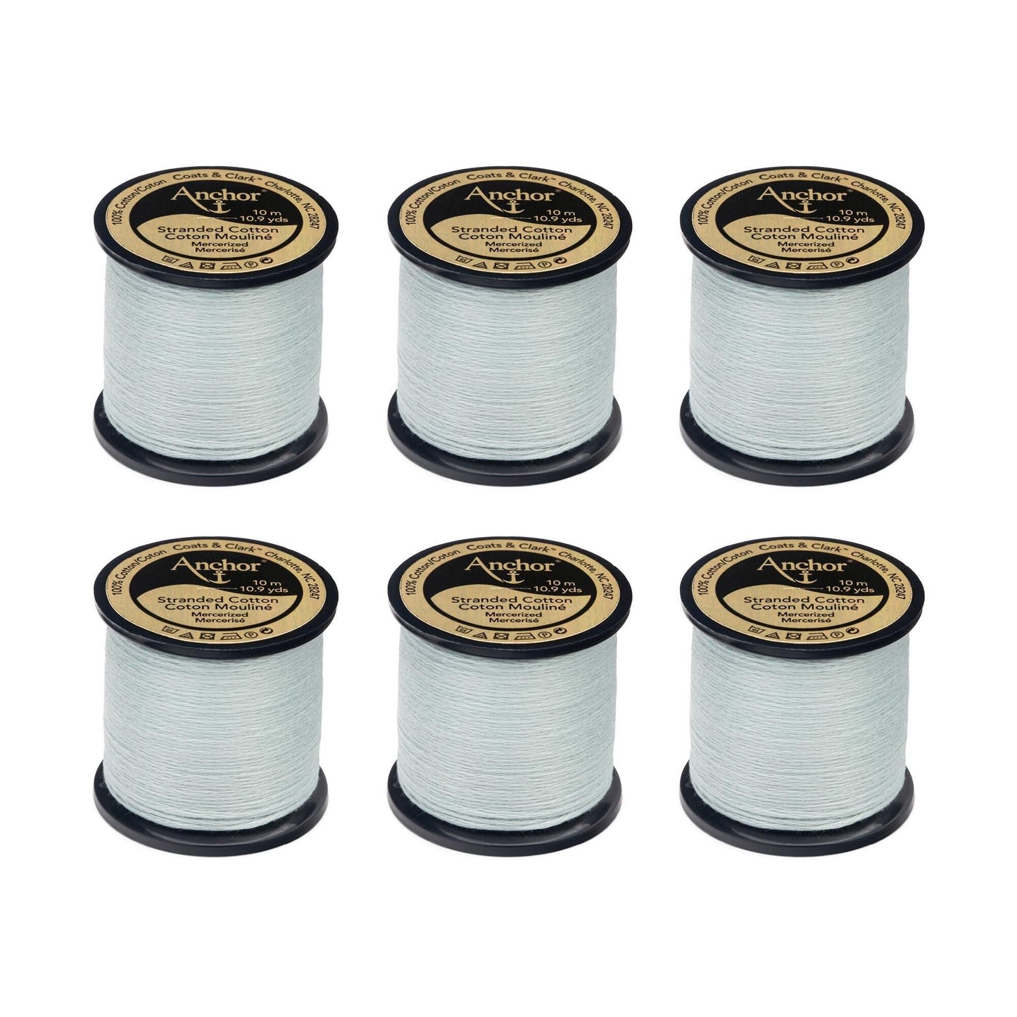 Anchor Spooled Floss 10 Meters (6 Pack) - Clearance shades