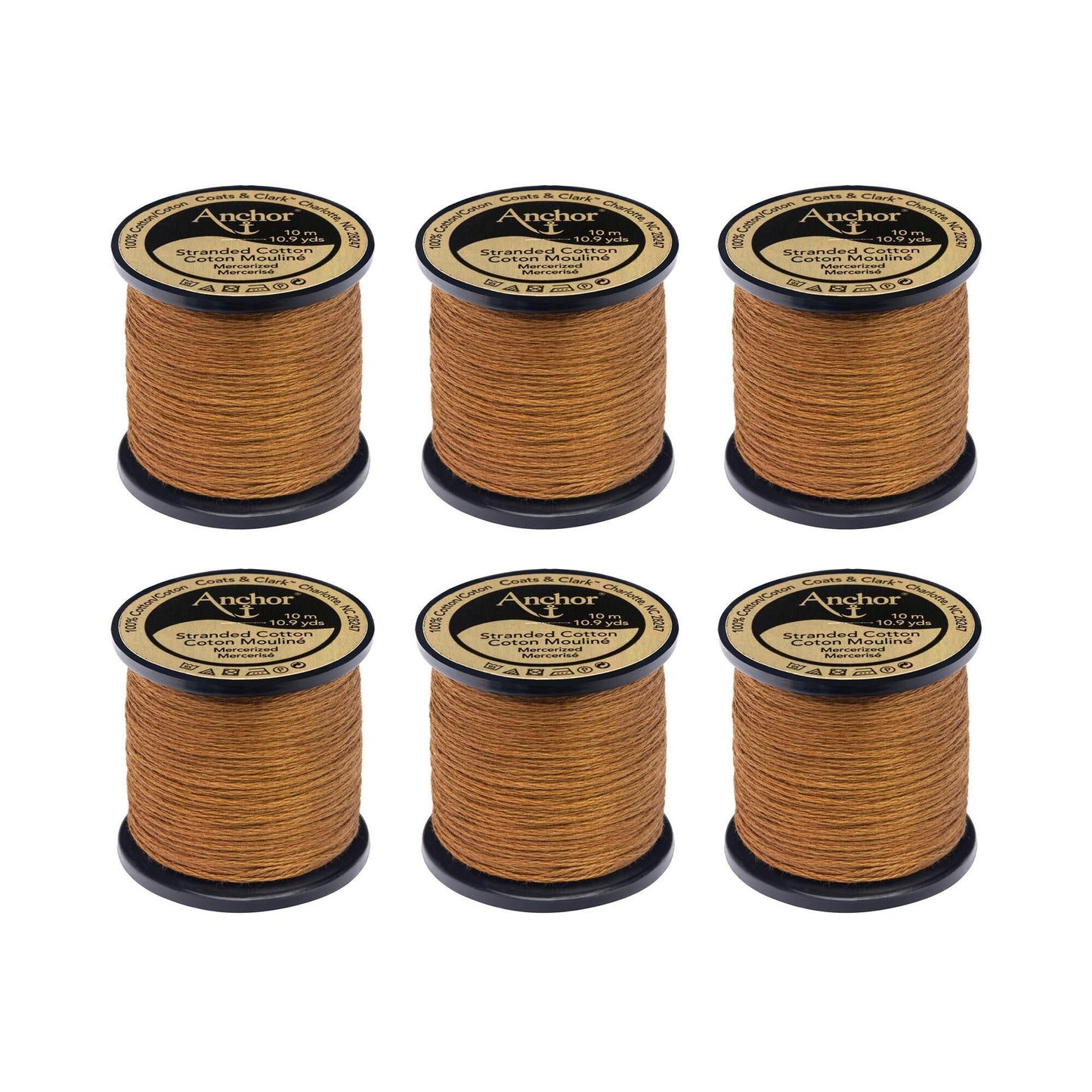 Anchor Spooled Floss 10 Meters (6 Pack) - Clearance shades