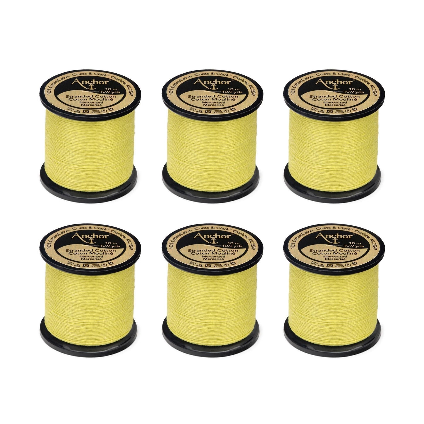 Anchor Spooled Floss 10 Meters (6 Pack) - Clearance shades