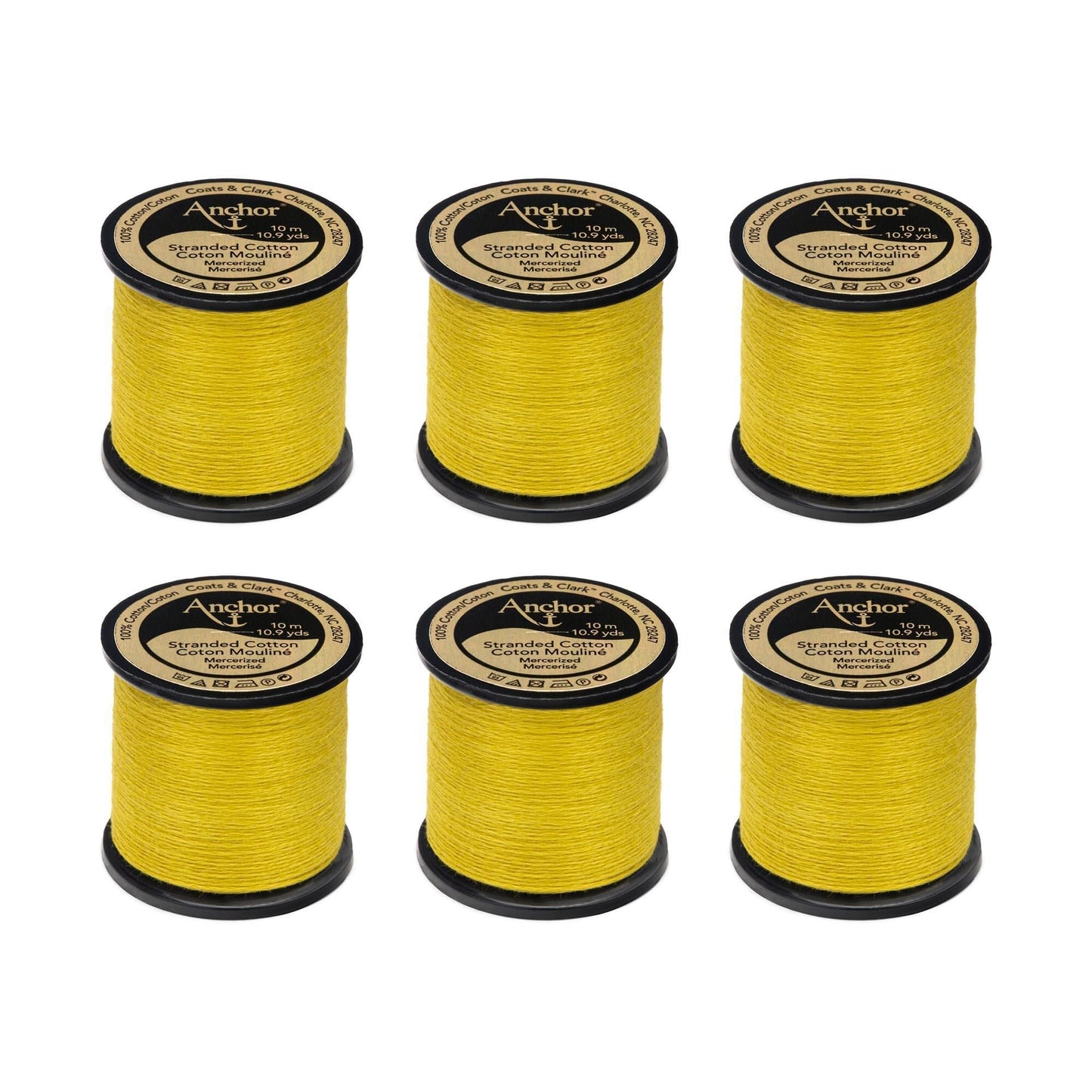 Anchor Spooled Floss 10 Meters (6 Pack) - Clearance shades