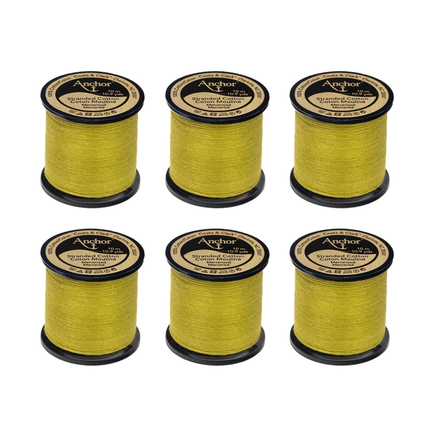 Anchor Spooled Floss 10 Meters (6 Pack) - Clearance shades