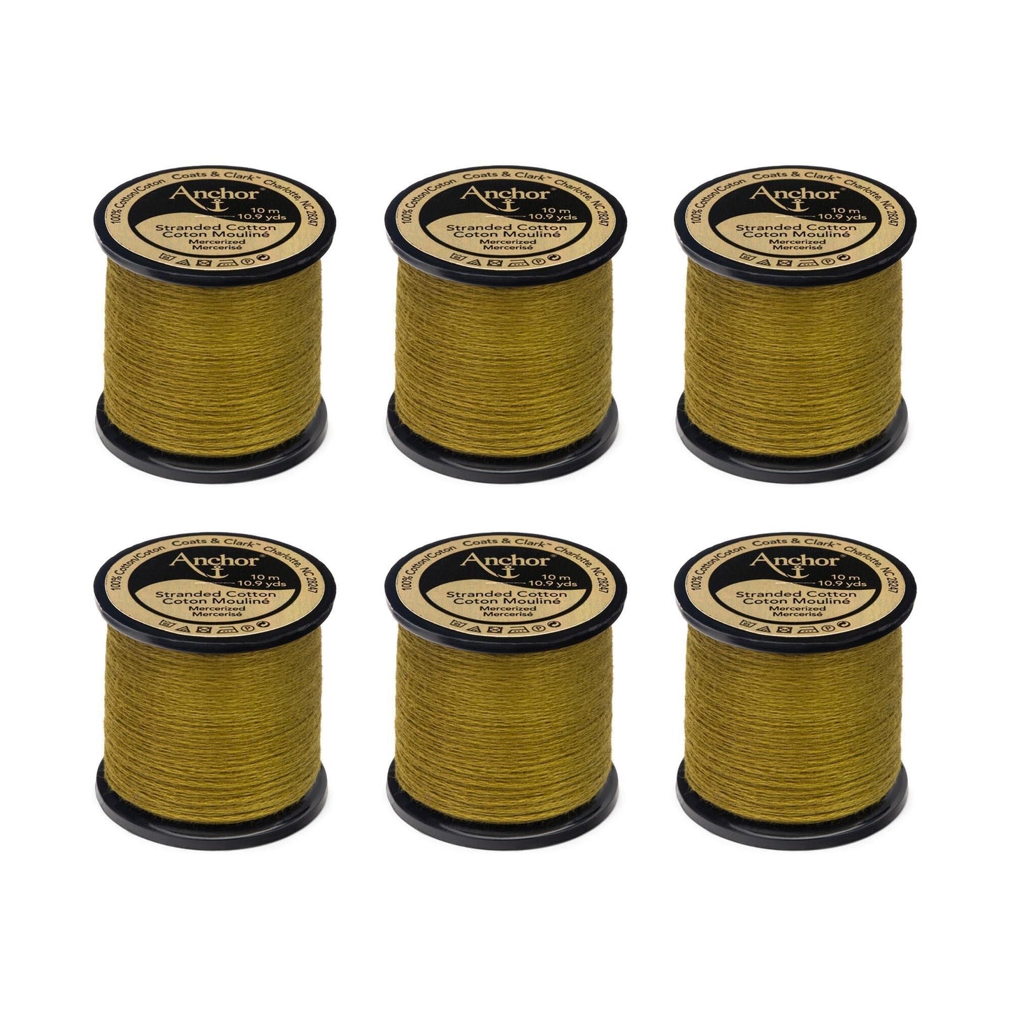 Anchor Spooled Floss 10 Meters (6 Pack) - Clearance shades