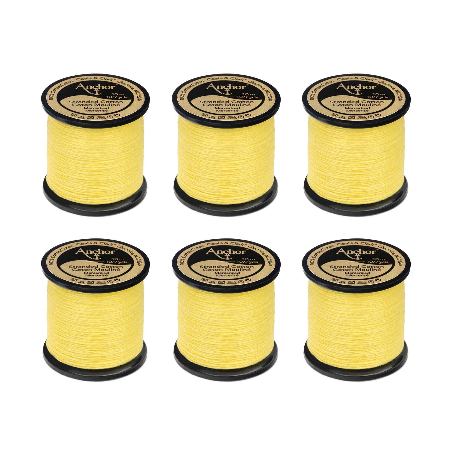 Anchor Spooled Floss 10 Meters (6 Pack) - Clearance shades