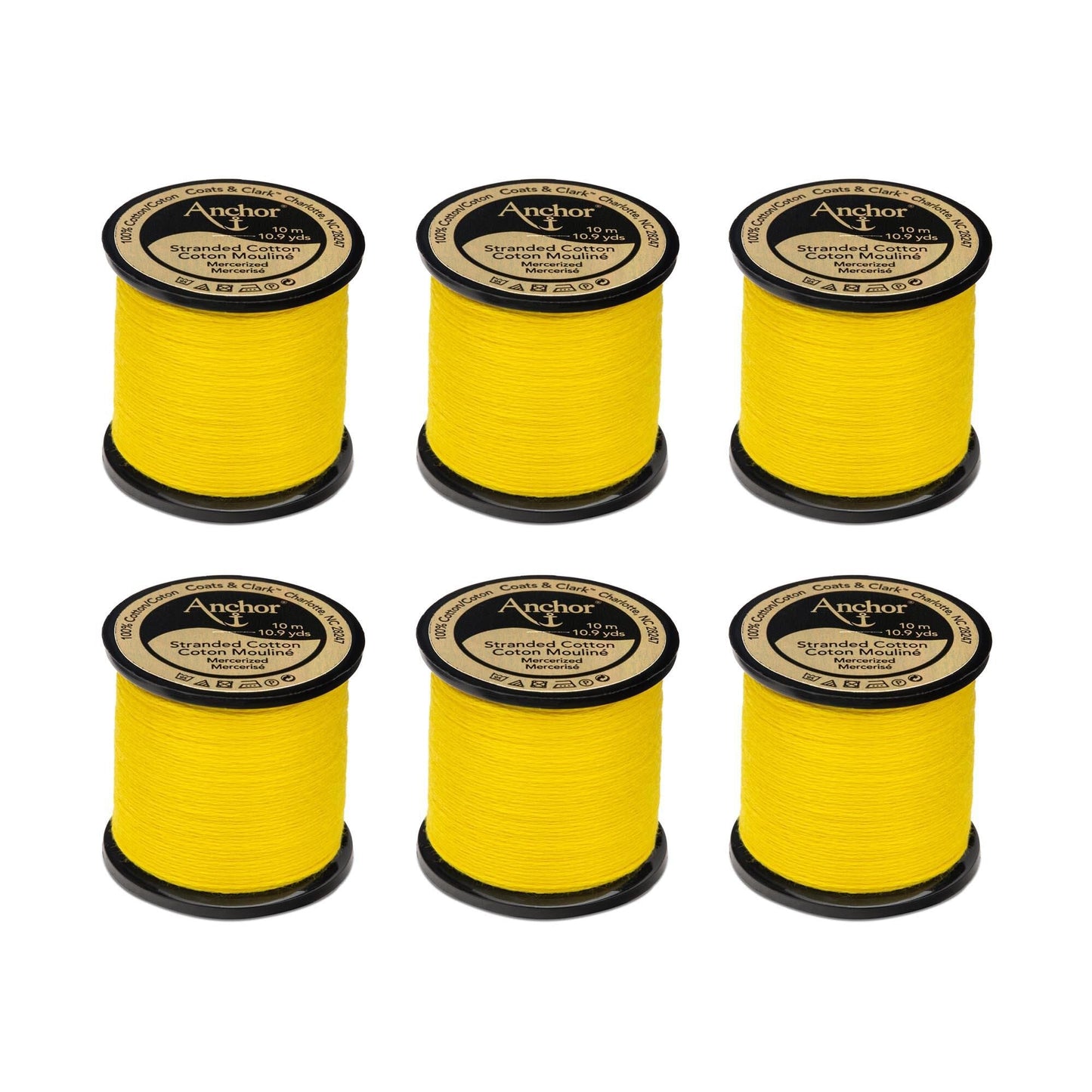 Anchor Spooled Floss 10 Meters (6 Pack) - Clearance shades